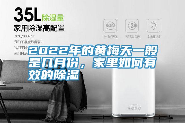 2022年的黃梅天一般是幾月份,家里如何有效的除濕