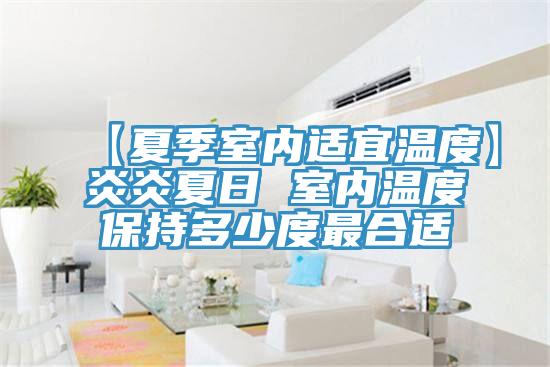 【夏季室內適宜溫度】炎炎夏日 室內溫度保持多少度最合適