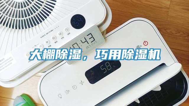 大棚除濕，巧用除濕機