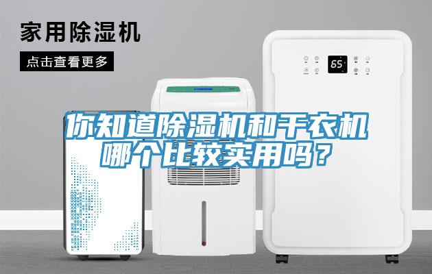 你知道除濕機和干衣機哪個比較實用嗎？