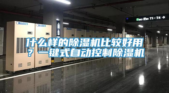 什么樣的除濕機比較好用？一鍵式自動控制除濕機