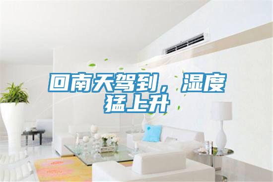 回南天駕到,濕度猛上升