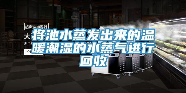 將池水蒸發(fā)出來的溫暖潮濕的水蒸氣進行回收