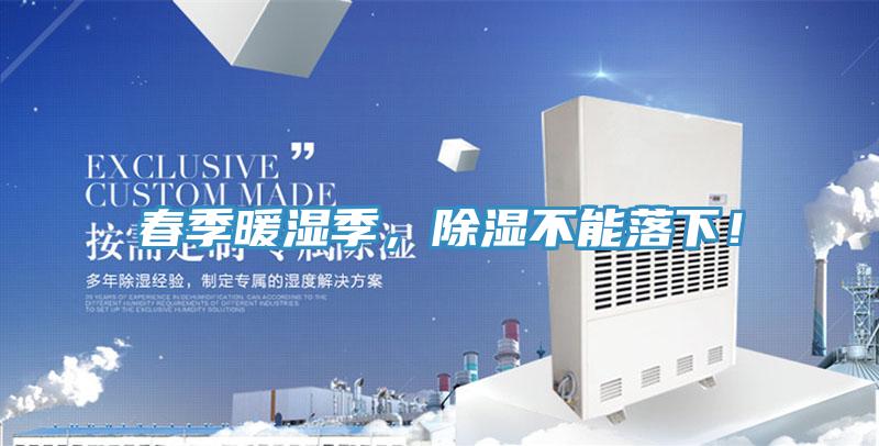 春季暖濕季，除濕不能落下！