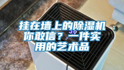 掛在墻上的除濕機你敢信？一件實用的藝術品