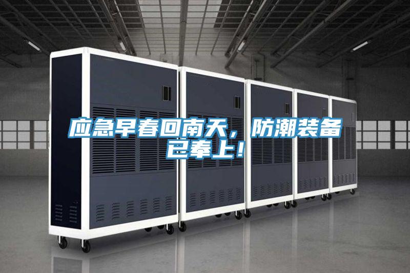 應急早春回南天,防潮裝備已奉上!