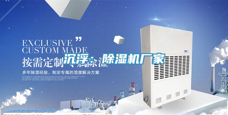 沉浮:除濕機廠家