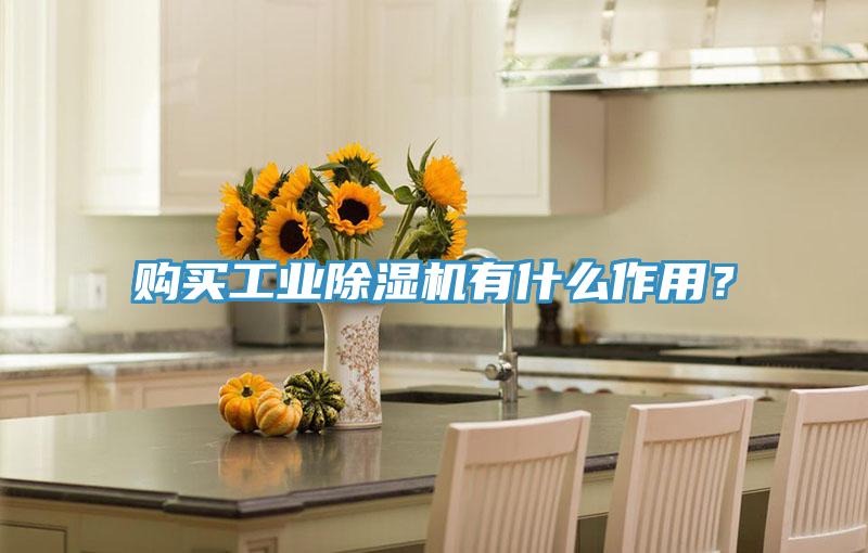 購買工業除濕機有什么作用？