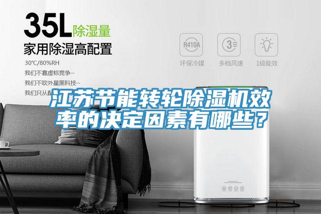 江蘇節(jié)能轉(zhuǎn)輪除濕機(jī)效率的決定因素有哪些?