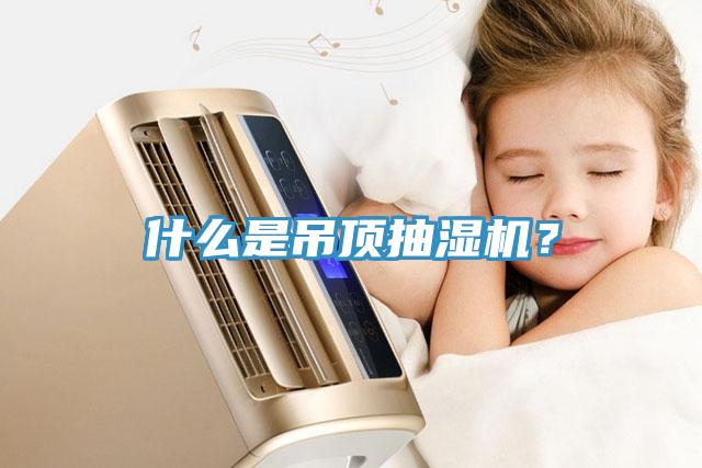 什么是吊頂抽濕機？