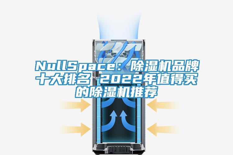 NullSpace：除濕機品牌十大排名 2022年值得買的除濕機推薦
