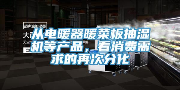 從電暖器暖菜板抽濕機等產品，看消費需求的再次分化