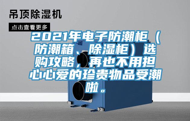 2021年電子防潮柜（防潮箱、除濕柜）選購攻略，再也不用擔心心愛的珍貴物品受潮啦。