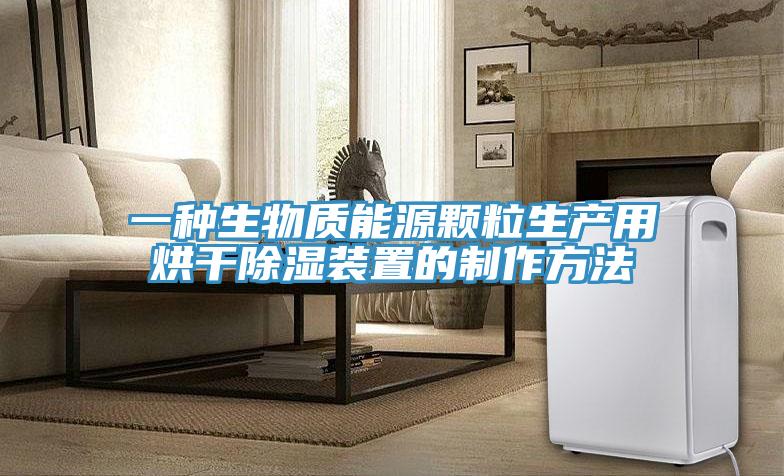 一種生物質能源顆粒生產用烘干除濕裝置的制作方法