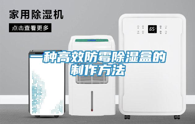 一種高效防霉除濕盒的制作方法