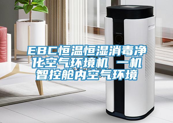EBC恒溫恒濕消毒凈化空氣環境機 一機智控艙內空氣環境