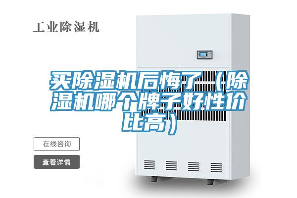 買除濕機后悔了（除濕機哪個牌子好性價比高）
