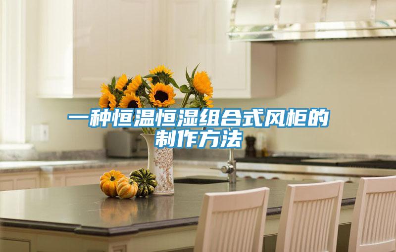 一種恒溫恒濕組合式風柜的制作方法