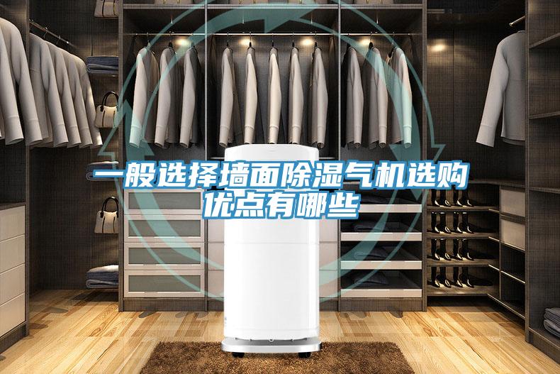 一般選擇墻面除濕氣機選購優點有哪些
