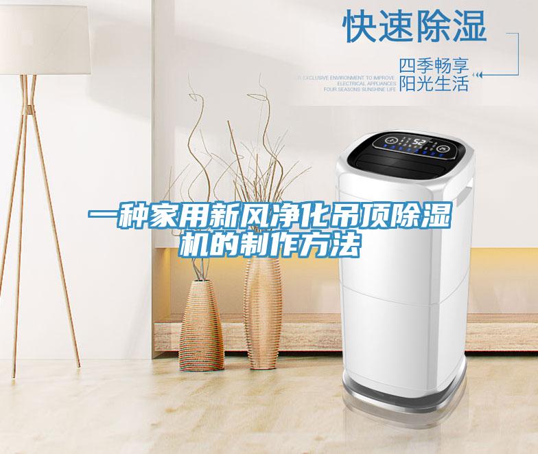 一種家用新風凈化吊頂除濕機的制作方法