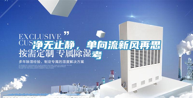 凈無止靜，單向流新風再思考