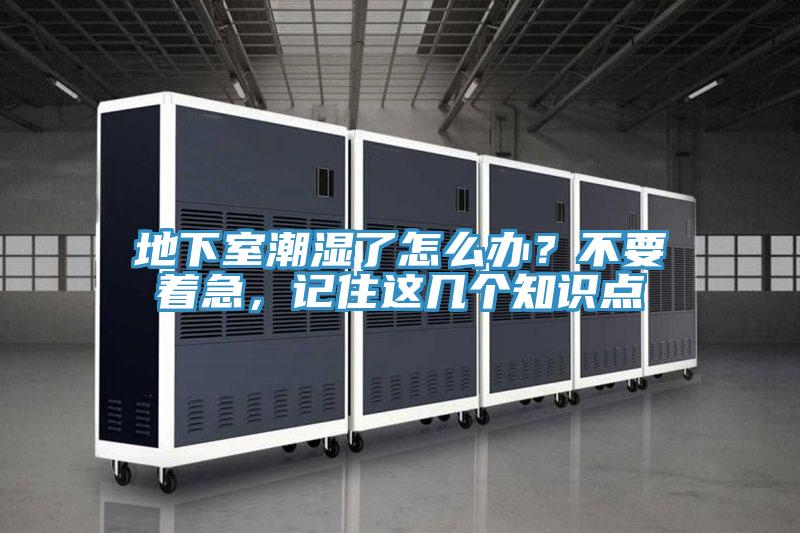 地下室潮濕了怎么辦？不要著急，記住這幾個知識點