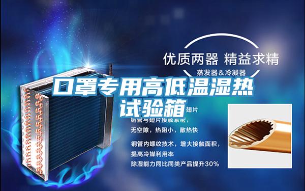 口罩專用高低溫濕熱試驗箱
