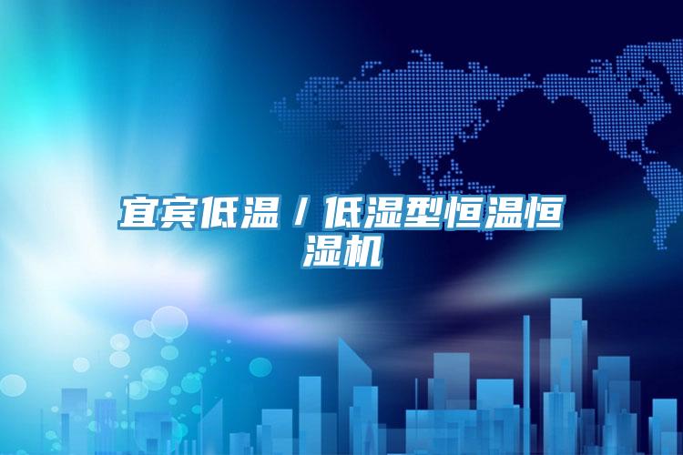 宜賓低溫／低濕型恒溫恒濕機