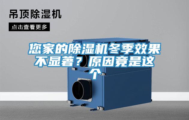 您家的除濕機冬季效果不顯著？原因竟是這個