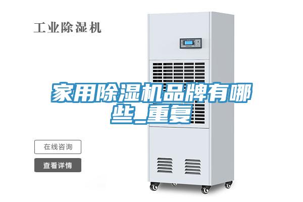 家用除濕機品牌有哪些_重復