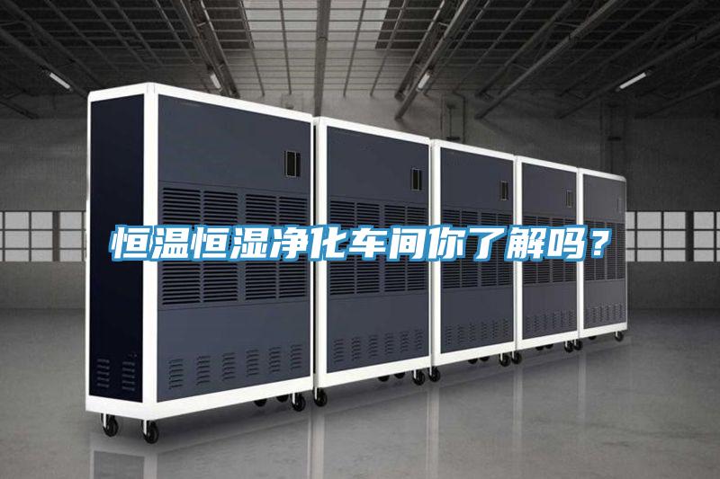 恒溫恒濕凈化車間你了解嗎？