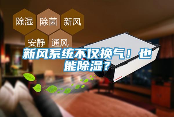 新風(fēng)系統(tǒng)不僅換氣！也能除濕？