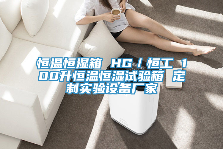 恒溫恒濕箱 HG／恒工 100升恒溫恒濕試驗箱 定制實驗設備廠家