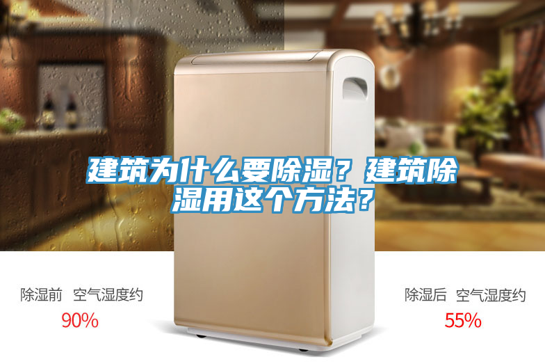 建筑為什么要除濕？建筑除濕用這個方法？