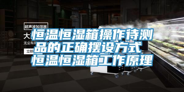 恒溫恒濕箱操作待測(cè)品的正確擺設(shè)方式 恒溫恒濕箱工作原理