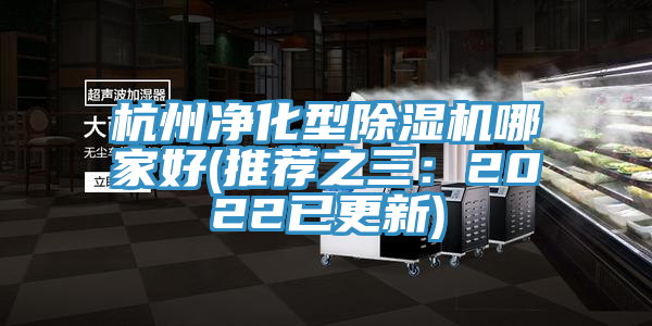 杭州凈化型除濕機哪家好(推薦之三：2022已更新)
