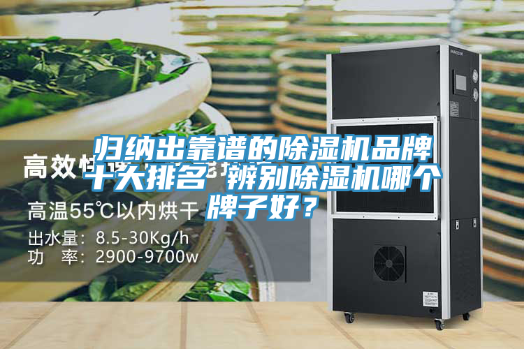 歸納出靠譜的除濕機品牌十大排名 辨別除濕機哪個牌子好？