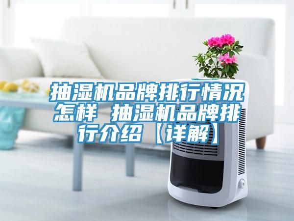 抽濕機品牌排行情況怎樣 抽濕機品牌排行介紹【詳解】