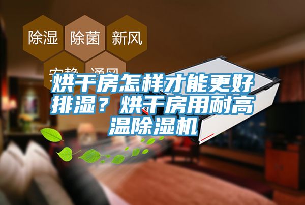 烘干房怎樣才能更好排濕？烘干房用耐高溫除濕機(jī)