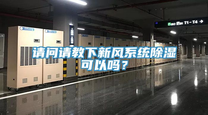 請問請教下新風系統(tǒng)除濕可以嗎？