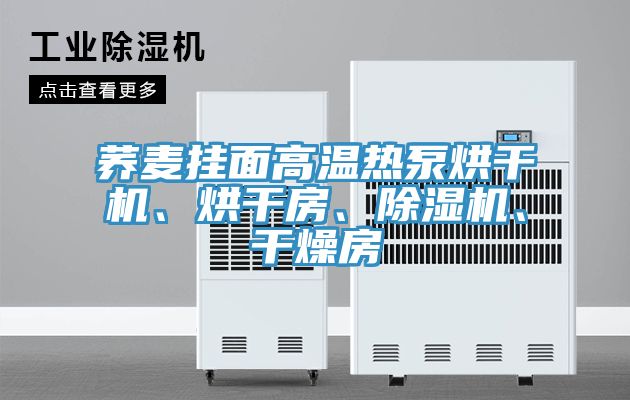 蕎麥掛面高溫熱泵烘干機、烘干房、除濕機、干燥房