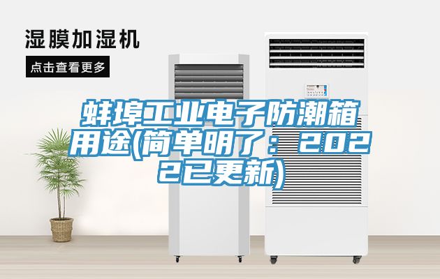 蚌埠工業電子防潮箱用途(簡單明了：2022已更新)