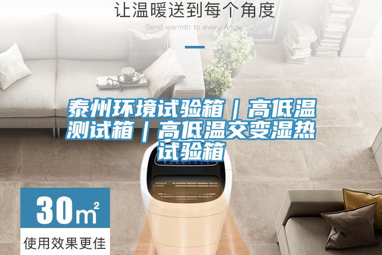泰州環境試驗箱|高低溫測試箱|高低溫交變濕熱試驗箱