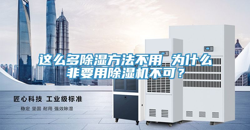 這么多除濕方法不用 為什么非要用除濕機(jī)不可？