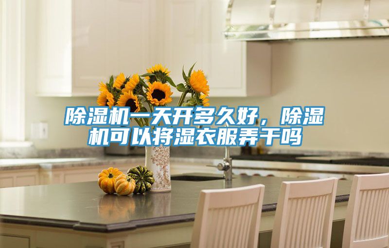 除濕機一天開多久好，除濕機可以將濕衣服弄干嗎