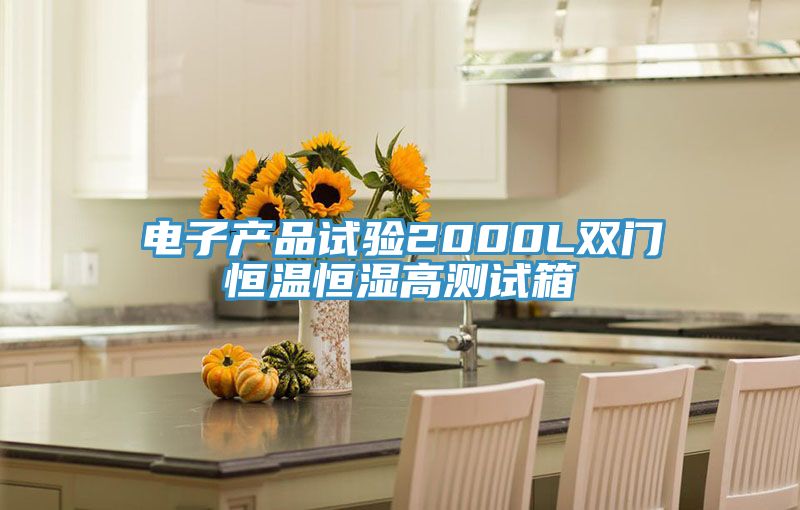 電子產品試驗2000L雙門恒溫恒濕高測試箱
