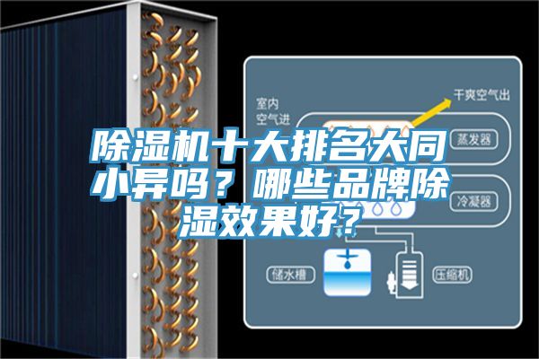除濕機(jī)十大排名大同小異嗎?哪些品牌除濕效果好?