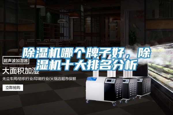 除濕機哪個牌子好,除濕機十大排名分析