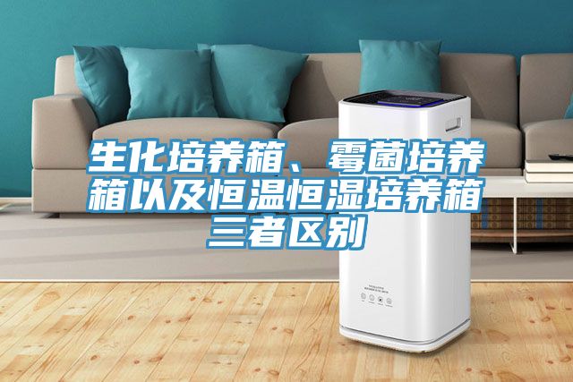 生化培養箱、霉菌培養箱以及恒溫恒濕培養箱三者區別
