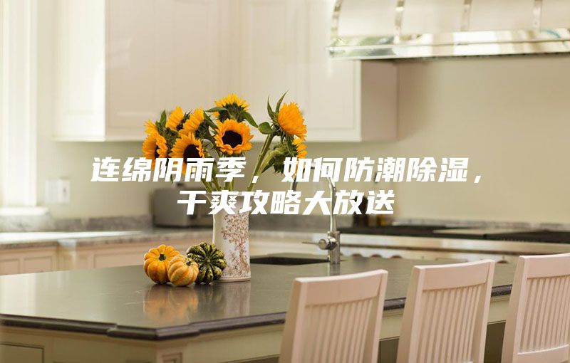 連綿陰雨季,如何防潮除濕,干爽攻略大放送